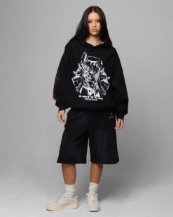 Loiter Chrome Dogs Vintage Hoodie Black -Culture Kings Shop 02052965 YB001 womens 00030
