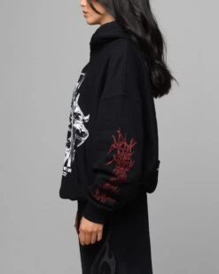 Loiter Chrome Dogs Vintage Hoodie Black -Culture Kings Shop 02052965 YB001 womens 00060