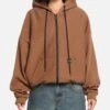 Carre Weatherwear Hoodie Brown -Culture Kings Shop 02052992 YX300 womens 0010