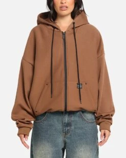 Carre Weatherwear Hoodie Brown