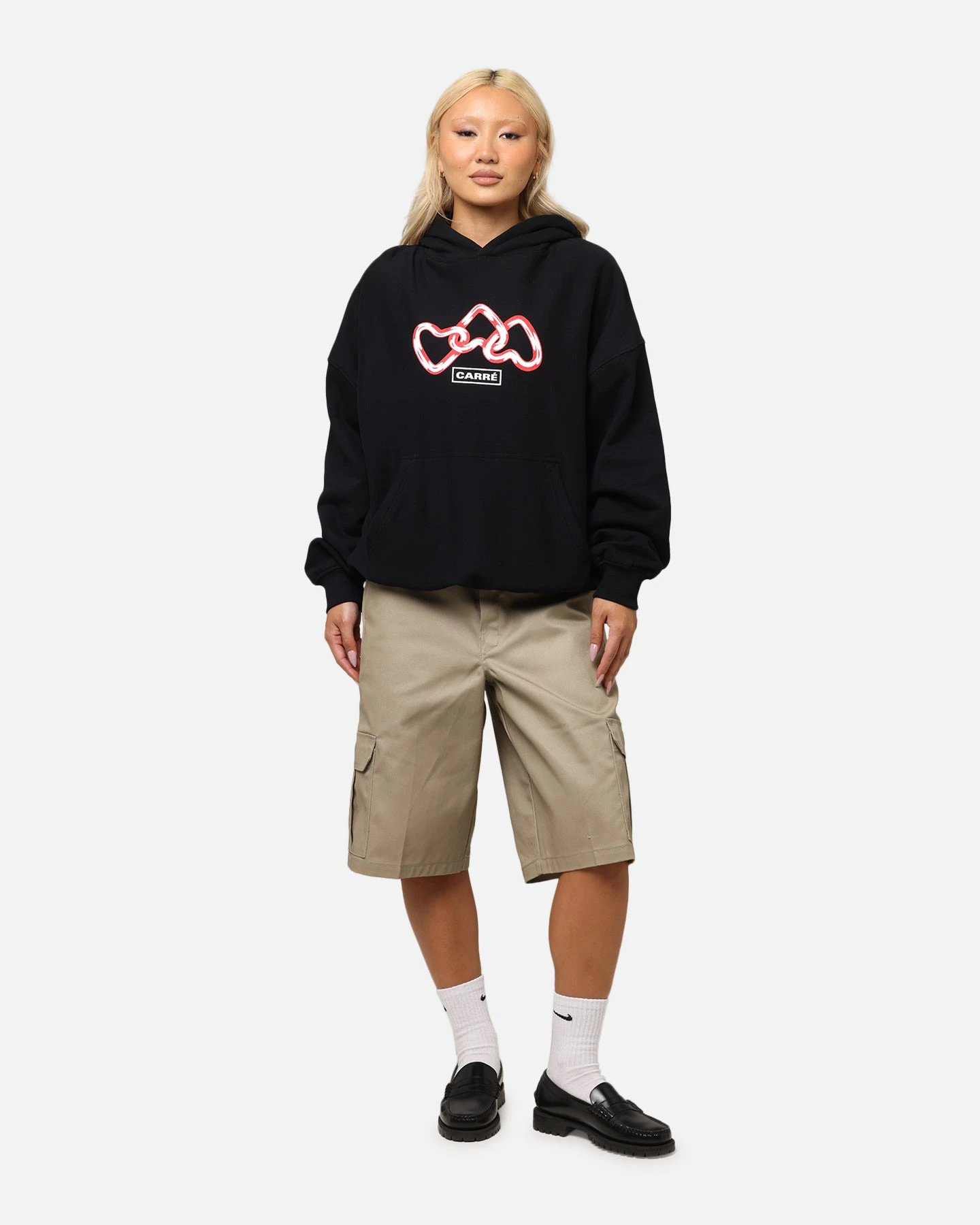 Carre Link Hoodie Black 4 Carre Link Hoodie Black - Image 2