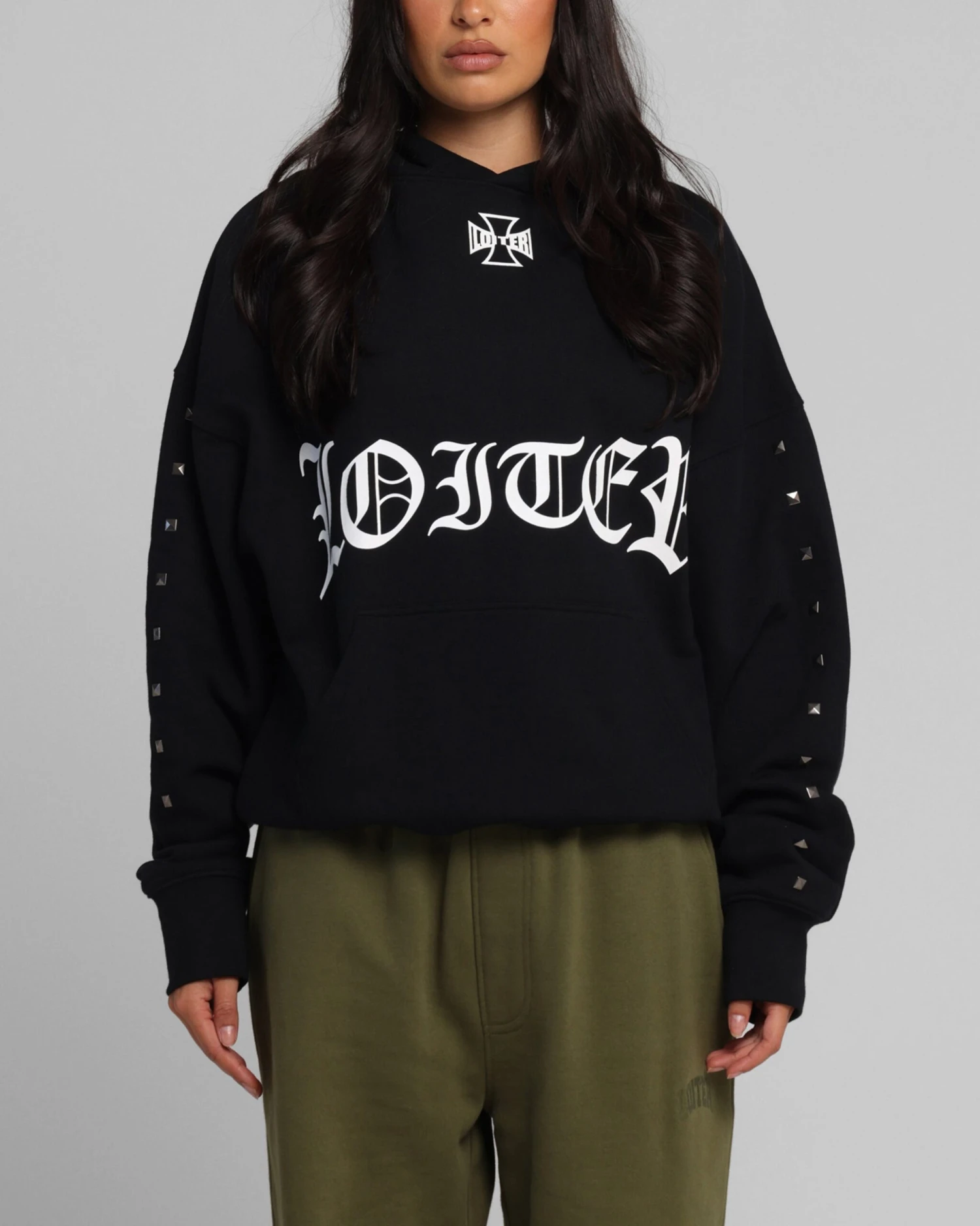 Loiter Bike Hoodie Black 3 Loiter Bike Hoodie Black