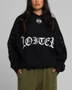 Loiter Bike Hoodie Black 13 Loiter Bike Hoodie Black -Culture Kings Shop 02053022 YB001 womens 0060