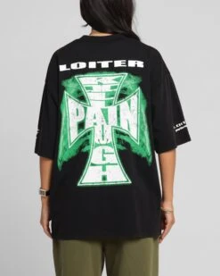 Loiter Liberty Vintage T-Shirt Vintage Black -Culture Kings Shop 02053025 YV013 womens 0020