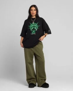 Loiter Liberty Vintage T-Shirt Vintage Black -Culture Kings Shop 02053025 YV013 womens 0030