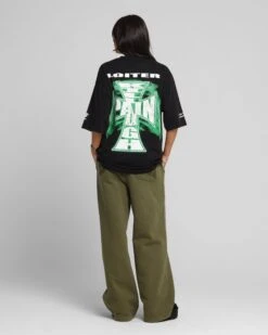 Loiter Liberty Vintage T-Shirt Vintage Black -Culture Kings Shop 02053025 YV013 womens 0040