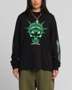 Loiter Liberty Long Sleeve T-Shirt Vintage Black