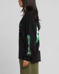 Loiter Liberty Long Sleeve T-Shirt Vintage Black -Culture Kings Shop 02053040 YV013 womens 0060