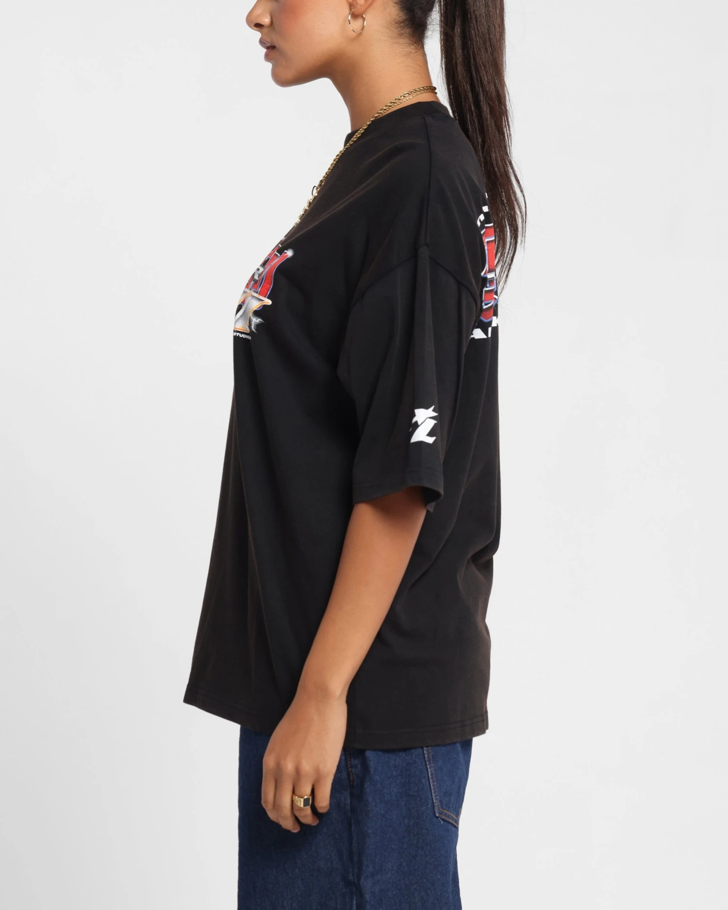 Loiter Fighter Vintage T-Shirt Vintage Black 8 Loiter Fighter Vintage T-Shirt Vintage Black - Image 6