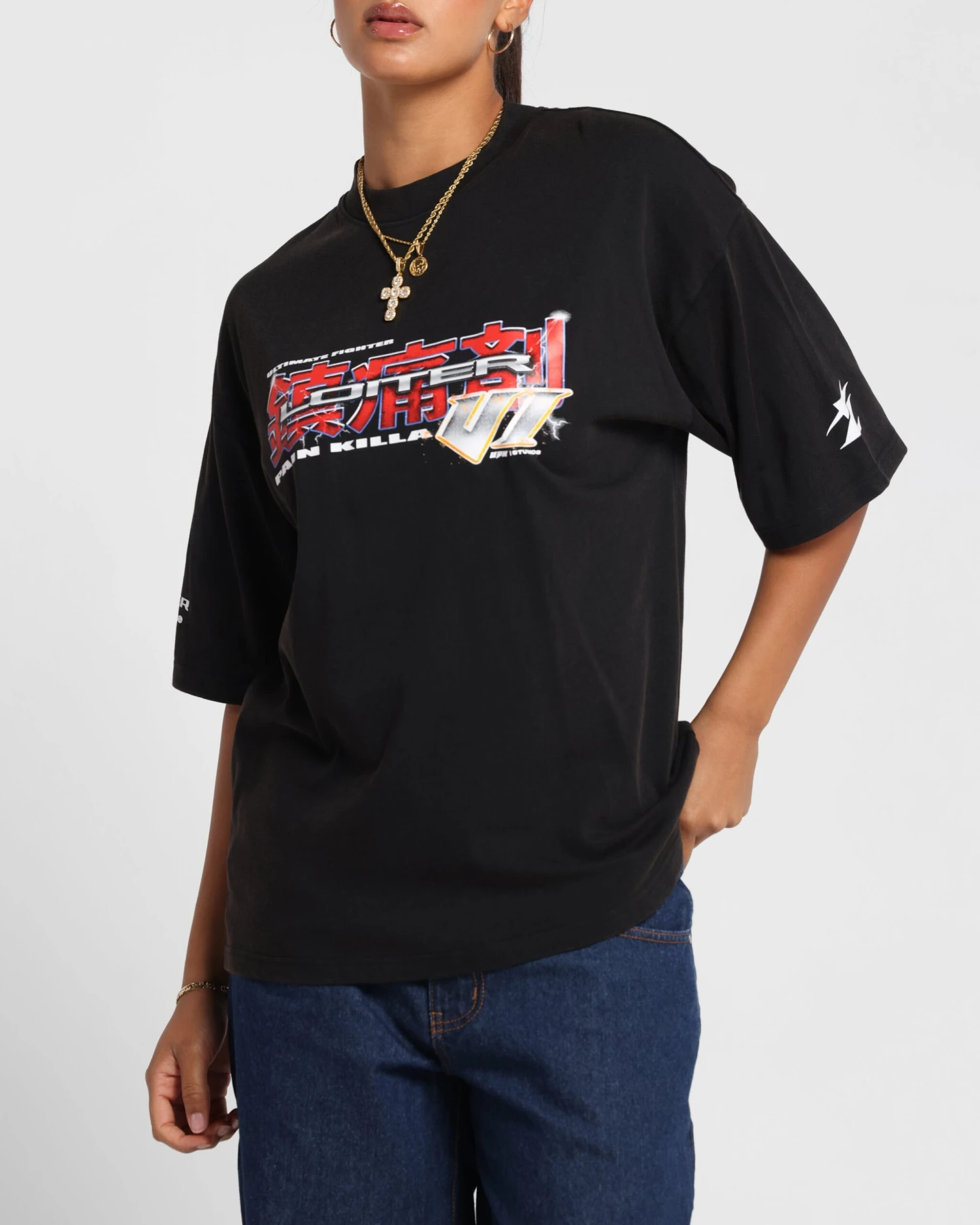 Loiter Fighter Vintage T-Shirt Vintage Black 9 Loiter Fighter Vintage T-Shirt Vintage Black - Image 7