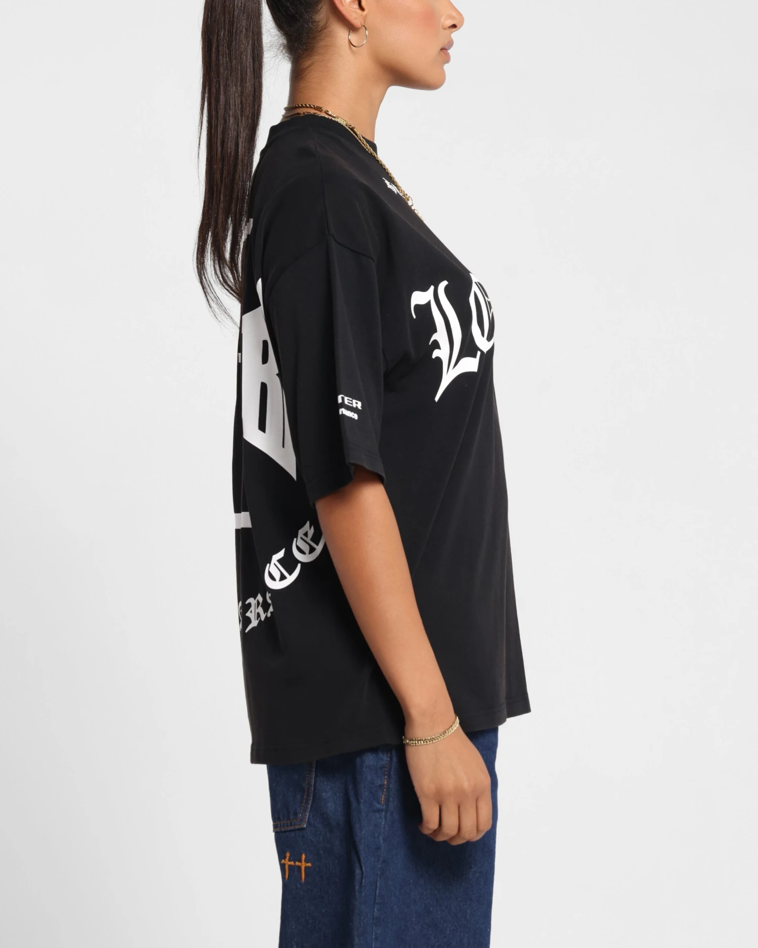 Loiter Biker Vintage T-Shirt Vintage Black 5 Loiter Biker Vintage T-Shirt Vintage Black - Image 3