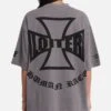 Loiter Biker Vintage T-Shirt Vintage Charcoal -Culture Kings Shop 02053042 YV039 womens 0010