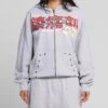 Loiter Fighter Zip Hoodie Grey -Culture Kings Shop 02053043 YQ001 womens 0010