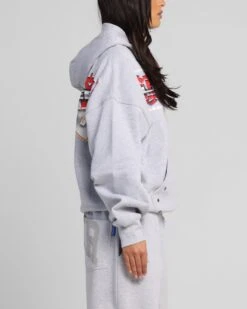 Loiter Fighter Zip Hoodie Grey -Culture Kings Shop 02053043 YQ001 womens 0050