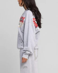 Loiter Fighter Zip Hoodie Grey -Culture Kings Shop 02053043 YQ001 womens 0060