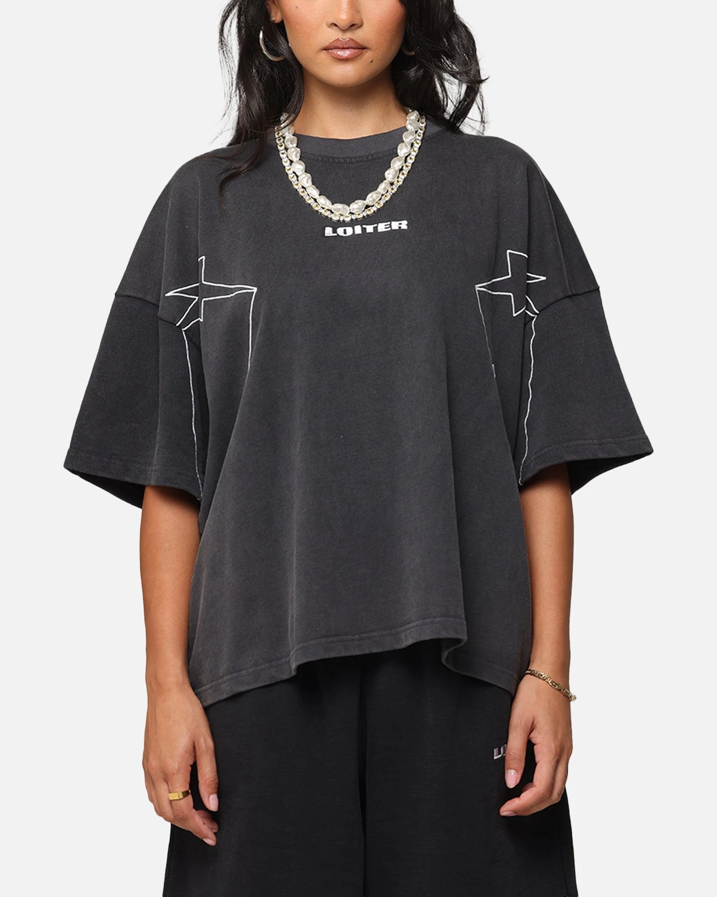 Loiter Dark Performance T-Shirt Charcoal 3 Loiter Dark Performance T-Shirt Charcoal