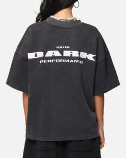 Loiter Dark Performance T-Shirt Charcoal 11 Loiter Dark Performance T-Shirt Charcoal -Culture Kings Shop 02053122 YC300 womens 00020