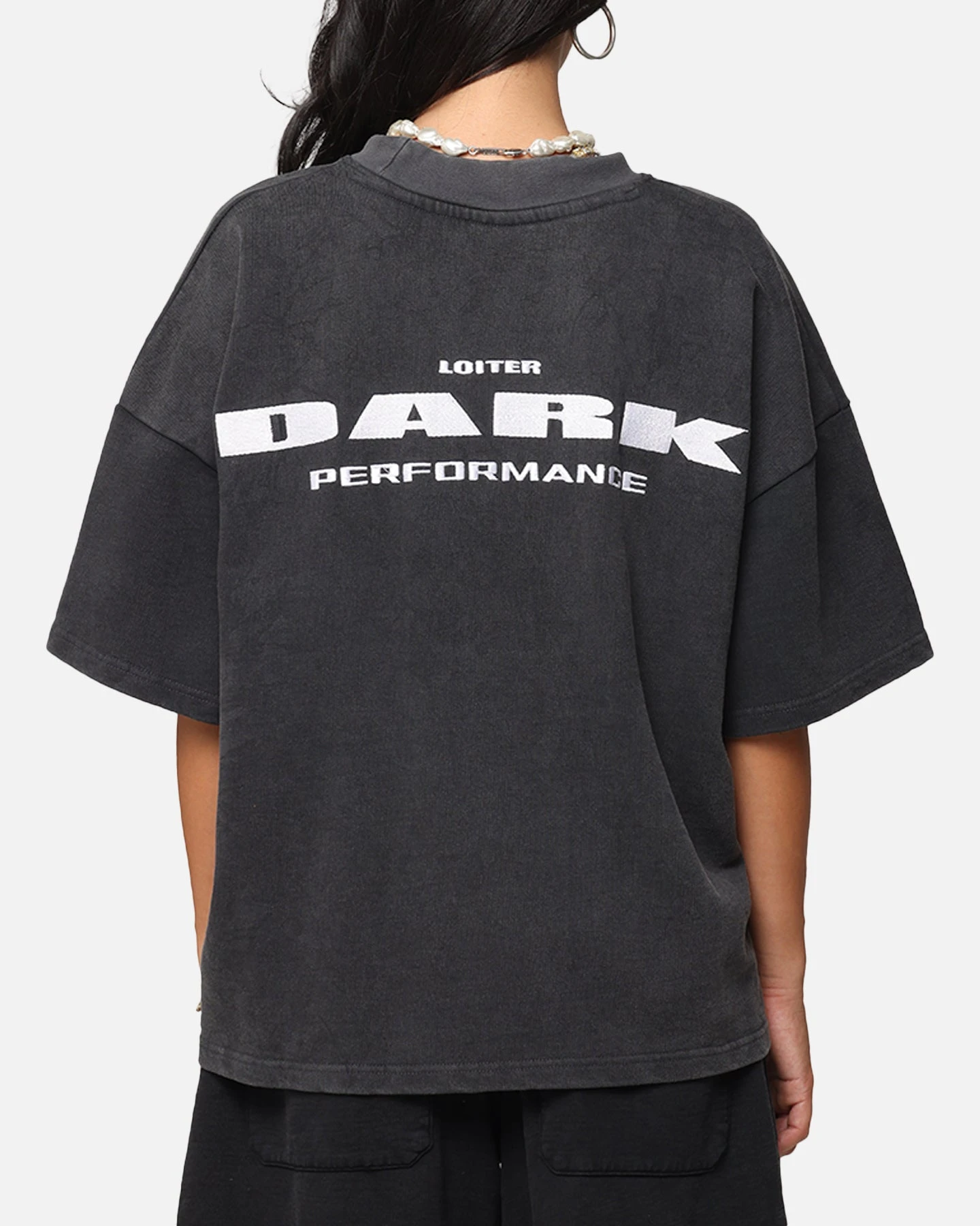 Loiter Dark Performance T-Shirt Charcoal 4 Loiter Dark Performance T-Shirt Charcoal - Image 2