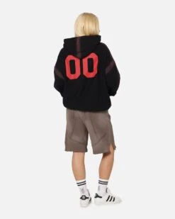 The Anti Order Mosh Boxy Hoodie Sunfade Black/Red -Culture Kings Shop 02053179 YS950 womens 0040
