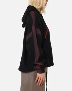 The Anti Order Mosh Boxy Hoodie Sunfade Black/Red -Culture Kings Shop 02053179 YS950 womens 0050