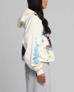 Loiter Hearts Zip Hoodie Off White -Culture Kings Shop 02053208 YO007 womens 0050