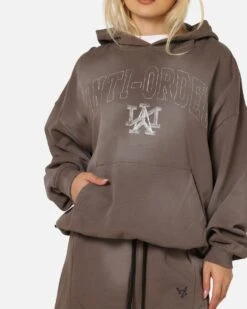 The Anti Order Post Season Boxy Hoodie Sunfade Brown -Culture Kings Shop 02053285 YS947 womens 0060