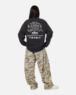 Mitchell & Ness Las Vegas Raiders Chromed Mock Long Sleeve T-Shirt Faded Black 12 Mitchell & Ness Las Vegas Raiders Chromed Mock Long Sleeve T-Shirt Faded Black -Culture Kings Shop 02053299 YB554 womens 0030