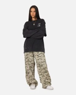 Mitchell & Ness Las Vegas Raiders Chromed Mock Long Sleeve T-Shirt Faded Black 13 Mitchell & Ness Las Vegas Raiders Chromed Mock Long Sleeve T-Shirt Faded Black -Culture Kings Shop 02053299 YB554 womens 0040