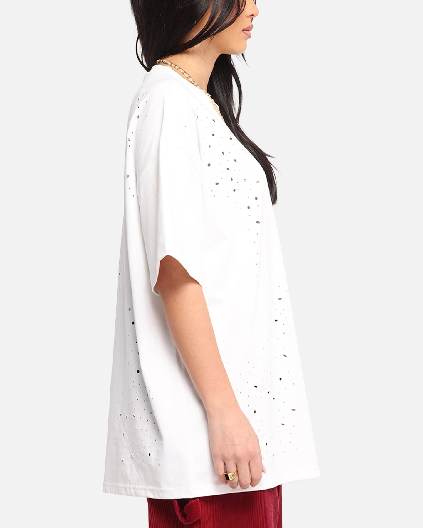 XXIII Distressed T-Shirt White 6 XXIII Distressed T-Shirt White - Image 4