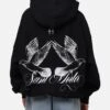 Saint Morta Doves Boxy Hoodie Black -Culture Kings Shop 02053352 YB001 womens 00010