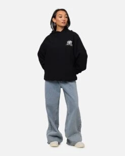 Saint Morta Doves Boxy Hoodie Black 13 Saint Morta Doves Boxy Hoodie Black -Culture Kings Shop 02053352 YB001 womens 00040