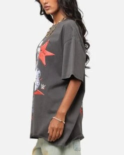 Culture Kings X WWE CM Punk Heavyweight T-Shirt Black Wash -Culture Kings Shop 02053454 YB295 womens 00060