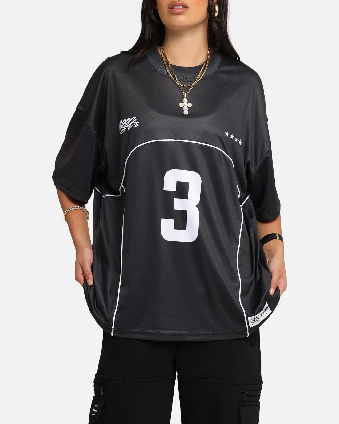 Carre Trainer T-Shirt Black 9 Carre Trainer T-Shirt Black - Image 7