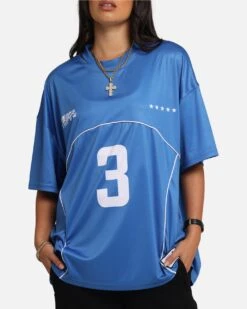 Carre Trainer T-Shirt Blue -Culture Kings Shop 02053804 YX001 womens 0080