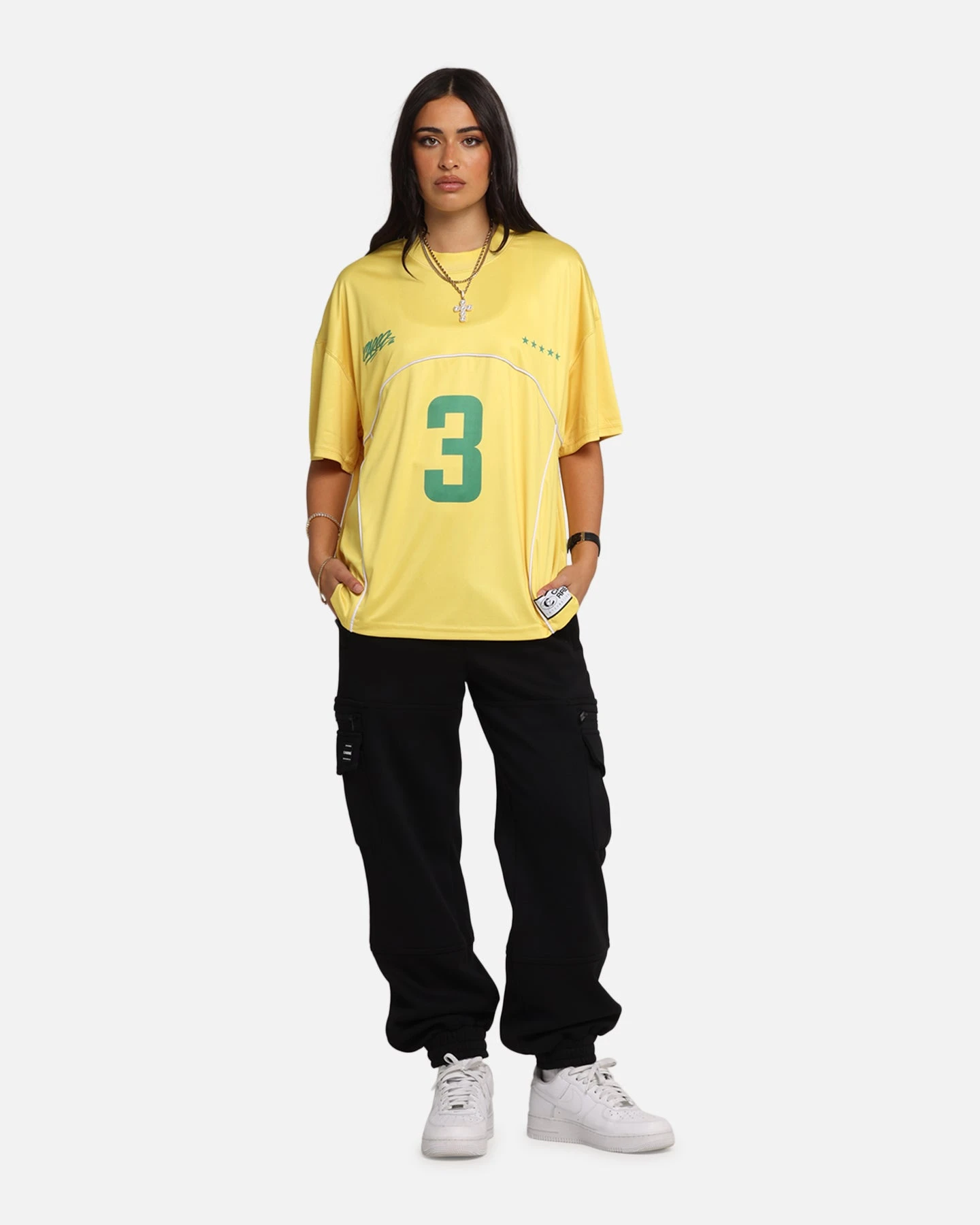 Carre Trainer T-Shirt Yellow/Green 5 Carre Trainer T-Shirt Yellow/Green - Image 3