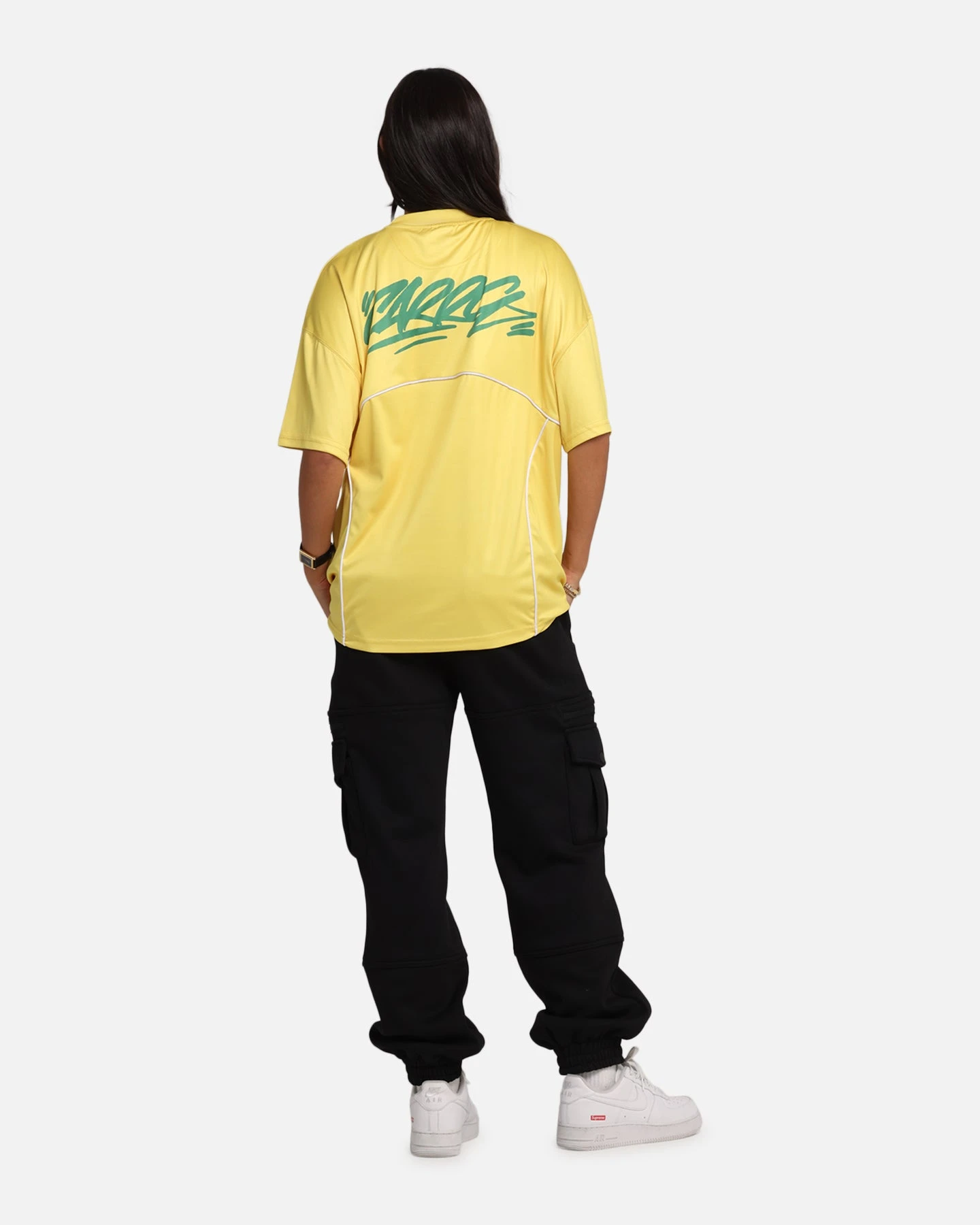 Carre Trainer T-Shirt Yellow/Green 6 Carre Trainer T-Shirt Yellow/Green - Image 4