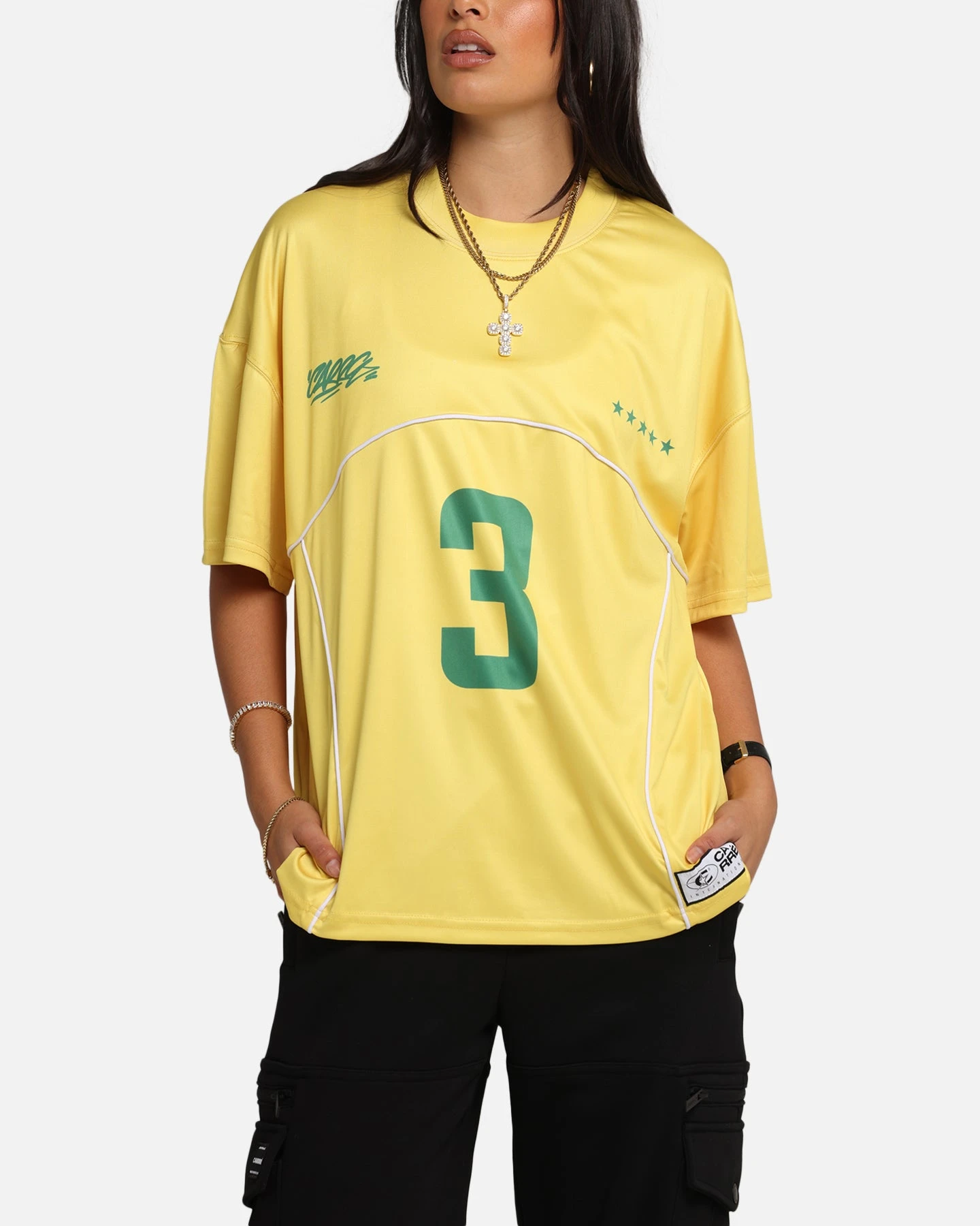Carre Trainer T-Shirt Yellow/Green 9 Carre Trainer T-Shirt Yellow/Green - Image 7
