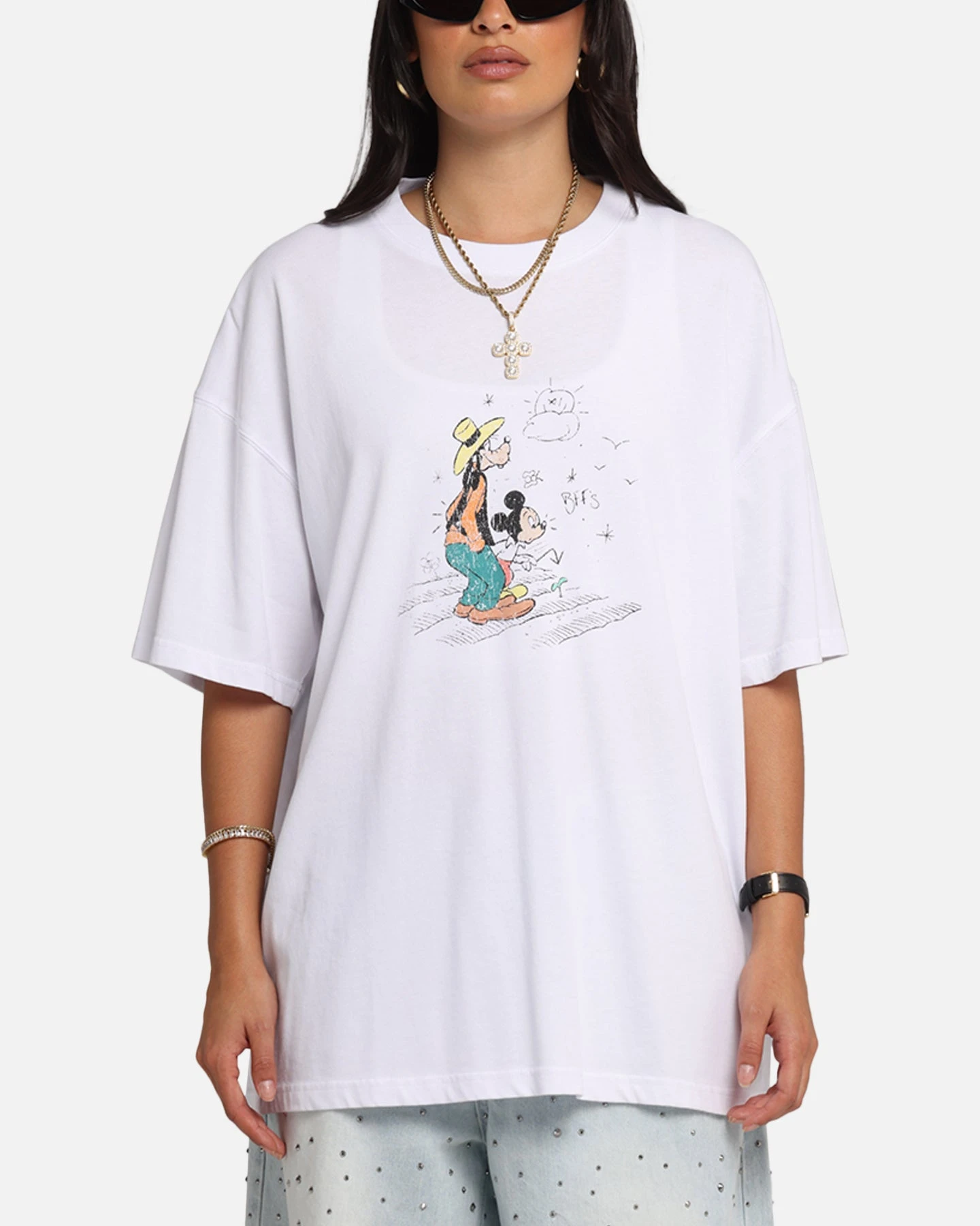 American Thrift Disney Best Friend's T-Shirt White 4 American Thrift Disney Best Friend's T-Shirt White - Image 2