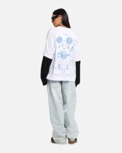 American Thrift Disney Mickey Prototype II Long Sleeve T-Shirt White -Culture Kings Shop 02053856 YW100 womens 0030