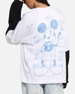 American Thrift Disney Mickey Prototype II Long Sleeve T-Shirt White -Culture Kings Shop 02053856 YW100 womens 0070