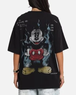 American Thrift Disney Mickey Prototype 001 T-Shirt Black