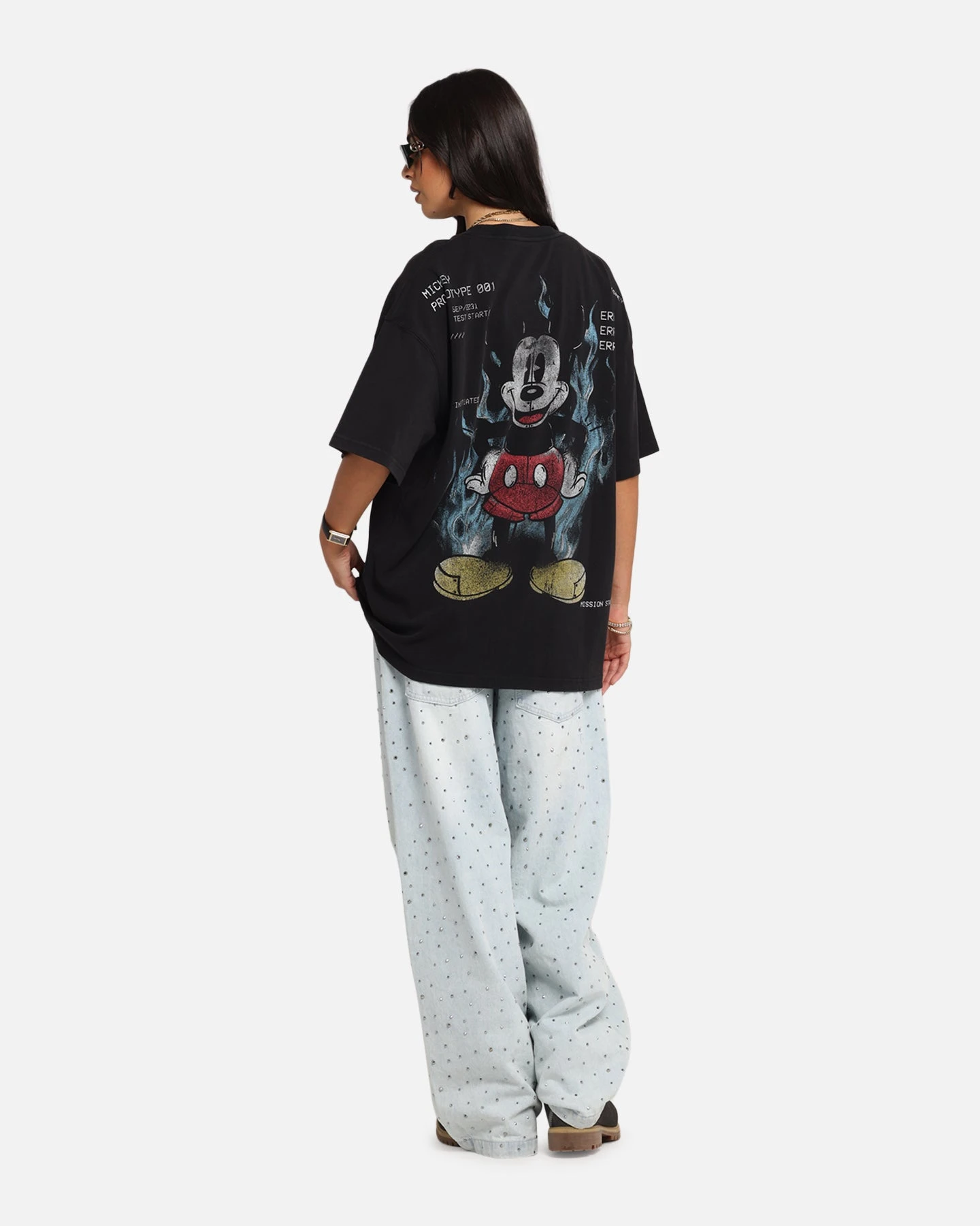 American Thrift Disney Mickey Prototype 001 T-Shirt Black 5 American Thrift Disney Mickey Prototype 001 T-Shirt Black - Image 3