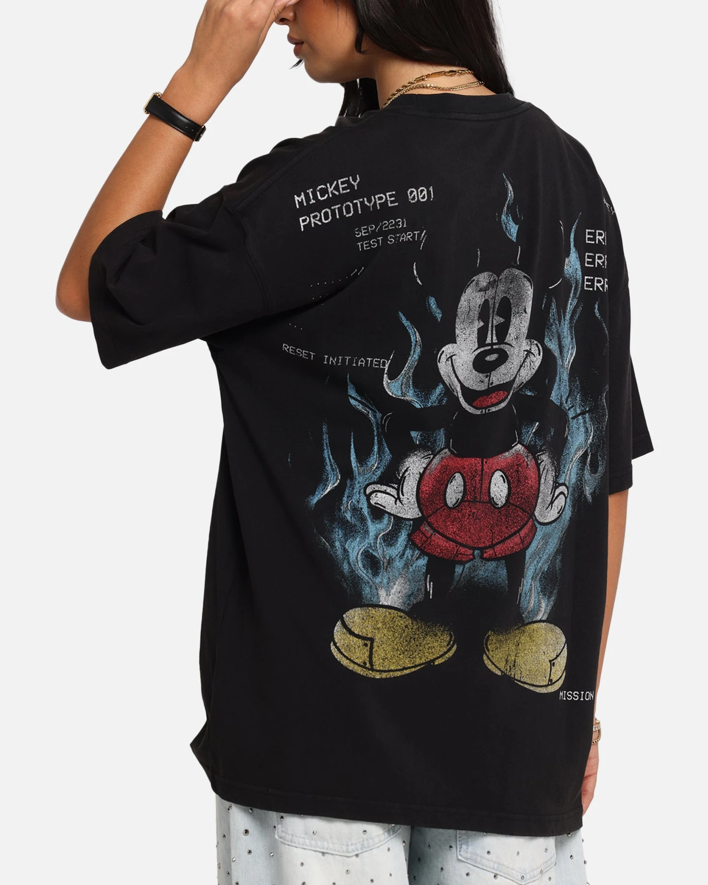 American Thrift Disney Mickey Prototype 001 T-Shirt Black 9 American Thrift Disney Mickey Prototype 001 T-Shirt Black - Image 7