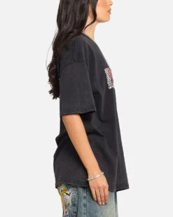 73 Studio X Cartoon Network Bill & Mandy Box Logo Vintage T-Shirt Black Acidwash 14 73 Studio X Cartoon Network Bill & Mandy Box Logo Vintage T-Shirt Black Acidwash -Culture Kings Shop 02053872 YB017 womens 0050