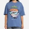 73 Studio X Cartoon Network Dexter's Laboratory Grail Vintage T-Shirt Cobalt
