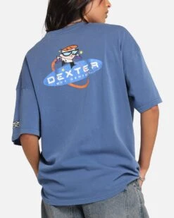 73 Studio X Cartoon Network Dexter's Laboratory Grail Vintage T-Shirt Cobalt -Culture Kings Shop 02053874 YC380 womens 0080