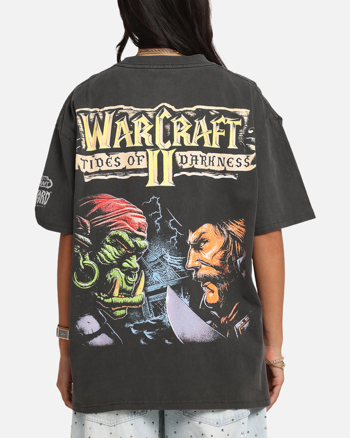 American Thrift X Warcraft II: Tides Of Darkness Heavy T-Shirt Black Wash 3 American Thrift X Warcraft II: Tides Of Darkness Heavy T-Shirt Black Wash