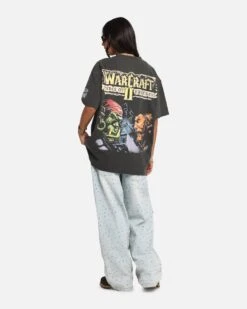 American Thrift X Warcraft II: Tides Of Darkness Heavy T-Shirt Black Wash 12 American Thrift X Warcraft II: Tides Of Darkness Heavy T-Shirt Black Wash -Culture Kings Shop 02053946 YB295 womens 0030
