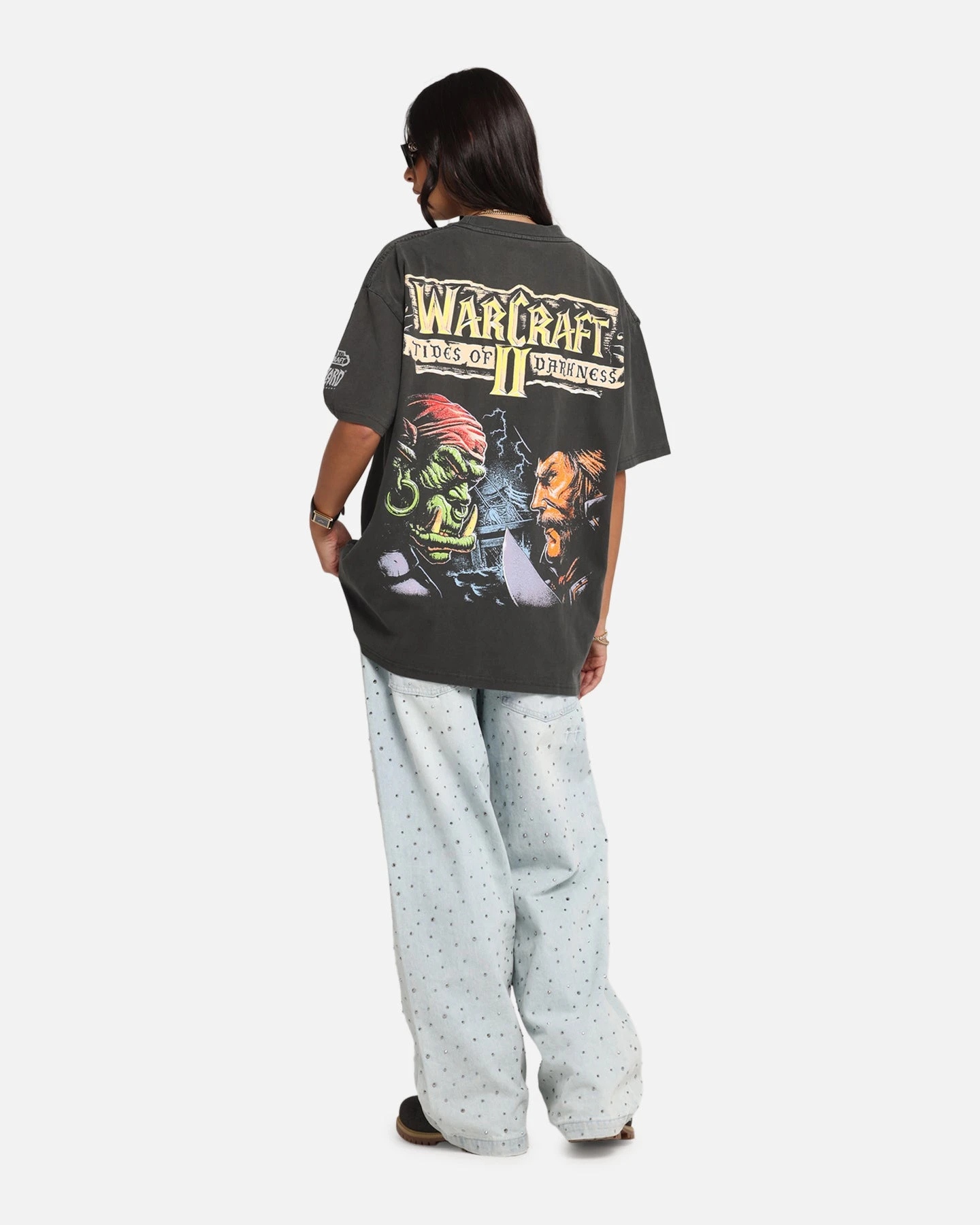 American Thrift X Warcraft II: Tides Of Darkness Heavy T-Shirt Black Wash 5 American Thrift X Warcraft II: Tides Of Darkness Heavy T-Shirt Black Wash - Image 3