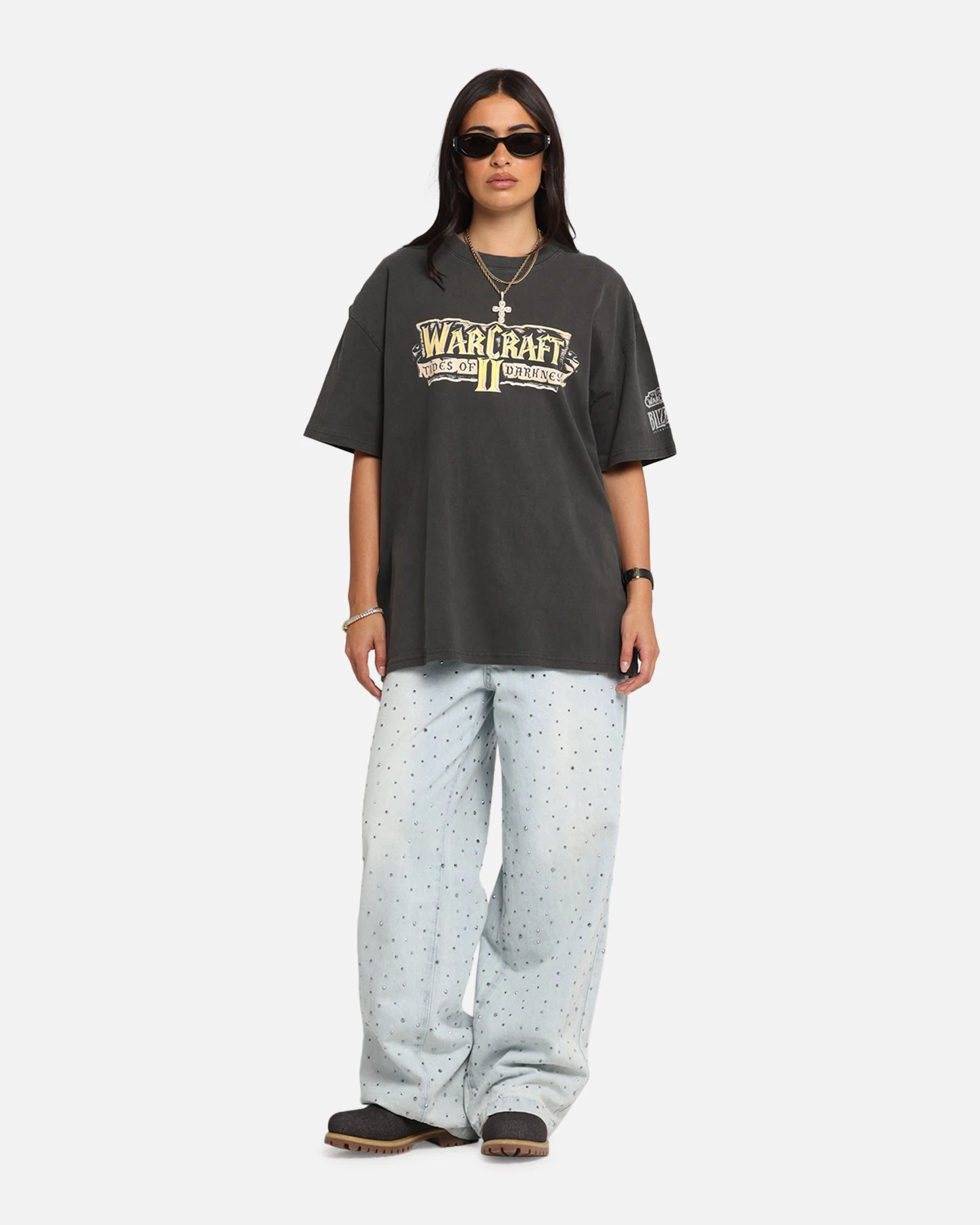 American Thrift X Warcraft II: Tides Of Darkness Heavy T-Shirt Black Wash 6 American Thrift X Warcraft II: Tides Of Darkness Heavy T-Shirt Black Wash - Image 4